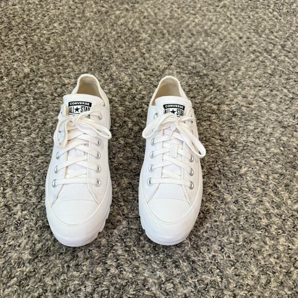 Converse Chuck Taylor All Star Lugged Low Top Sneakers Shoe White Size 8 - Picture 4 of 8